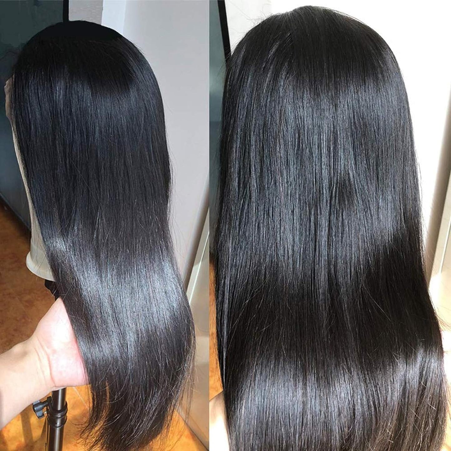 4x4 Straight Closure Wig