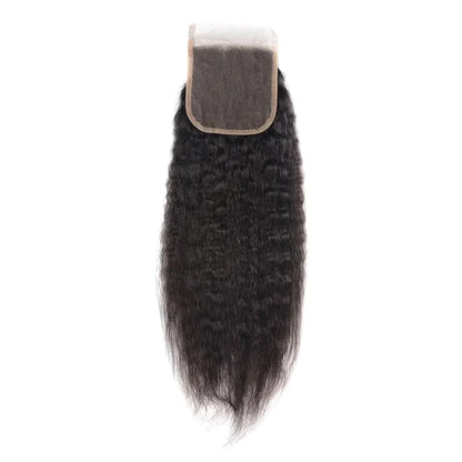 4x4 Kinky Straight Lace Closure