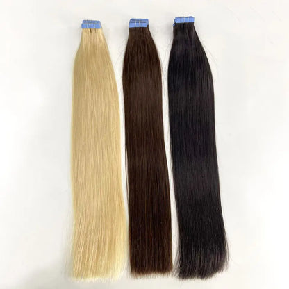 European Straight Tape-in Hair - Black